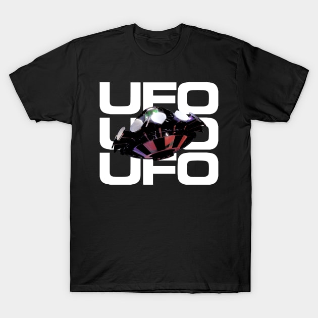 UFO Invaders T-Shirt by Meta Cortex